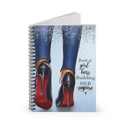 "Just a Girl Boss" Ruled Lined Journal