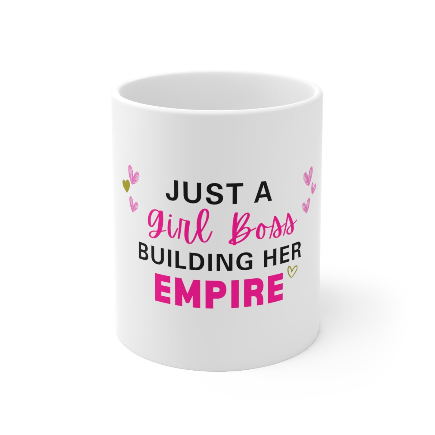 "Just a Girl Boss" Ceramic Mug - 11oz